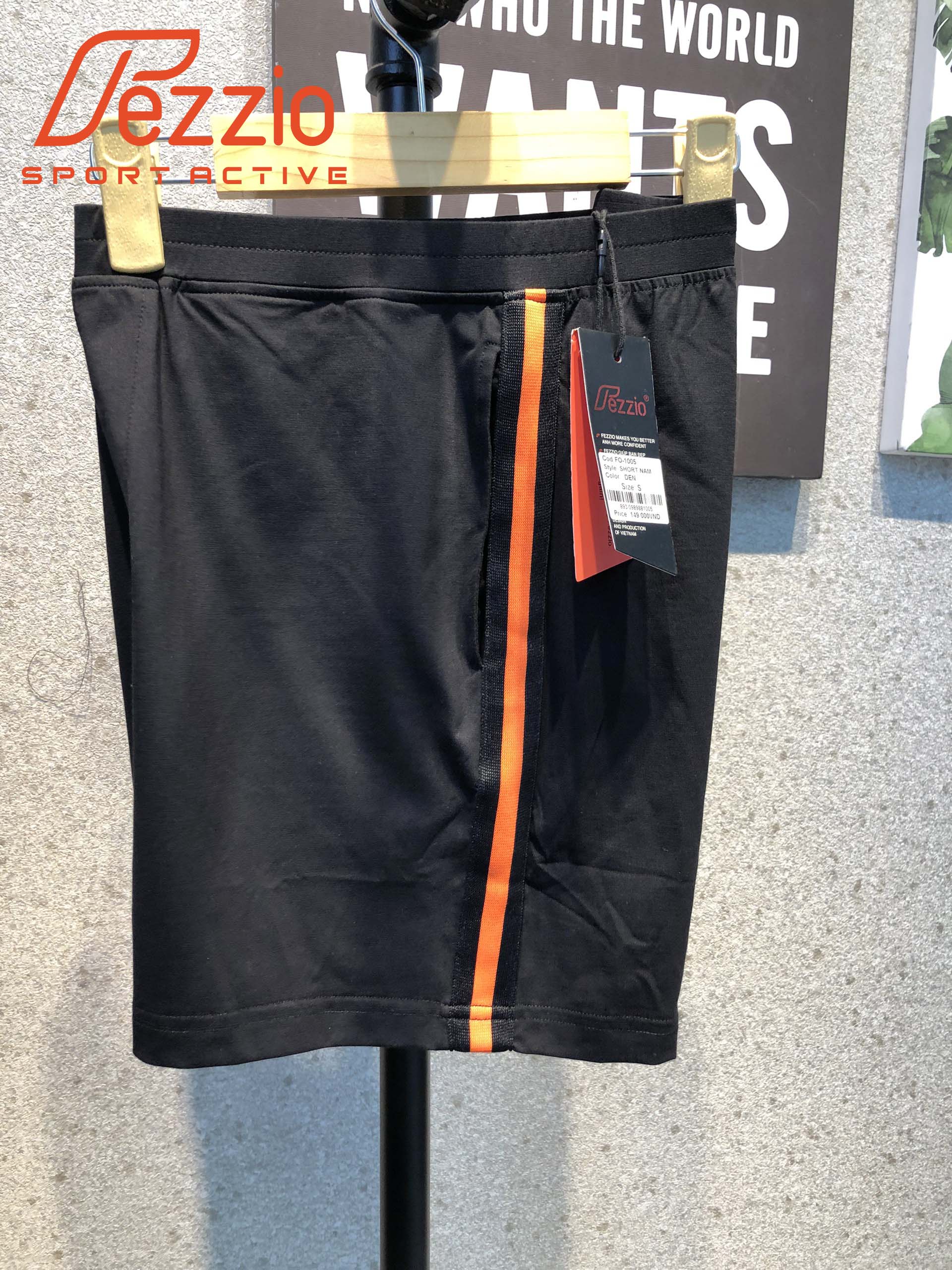 Quần đùi thun nam, quần tập gym, quần mặc nhà chất thun cotton 100% thương hiệu Fezzio
