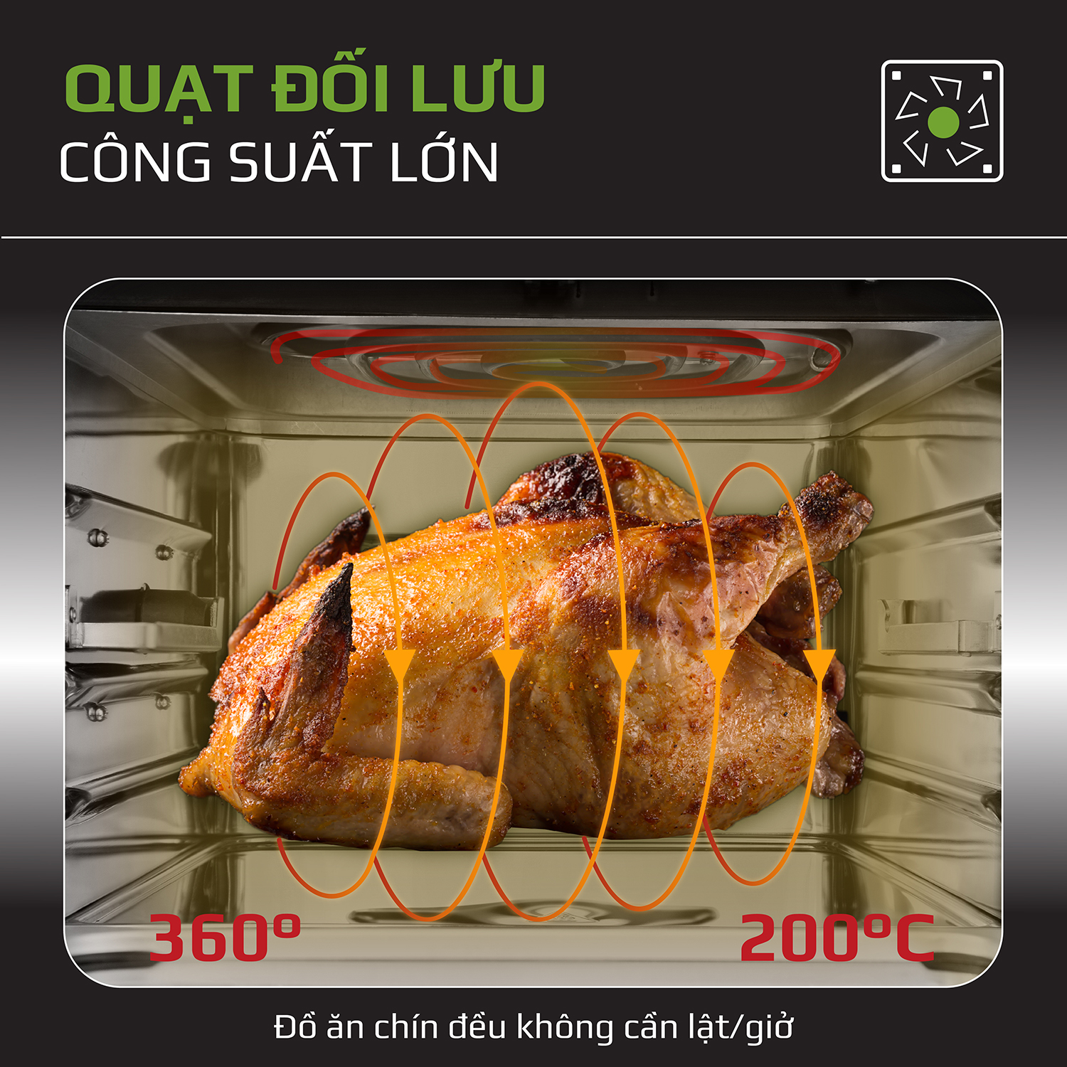 Nồi Chiên Không Dầu OLIVO AF 12 Dung Tích 12L - Công Suất 1800W