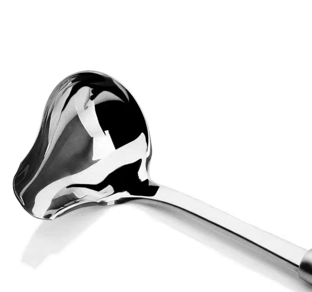Muôi múc trân châu inox mỏ vịt - muôi múc nước lèo nhà hàng nhà bếp