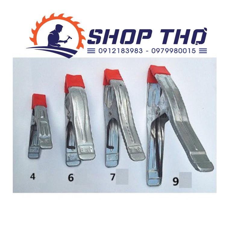 Kẹp nhanh chữ A cỡ 7: dài 17.5cm - mở 7cm dùng để kẹp gỗ, bìa, sắt, đá