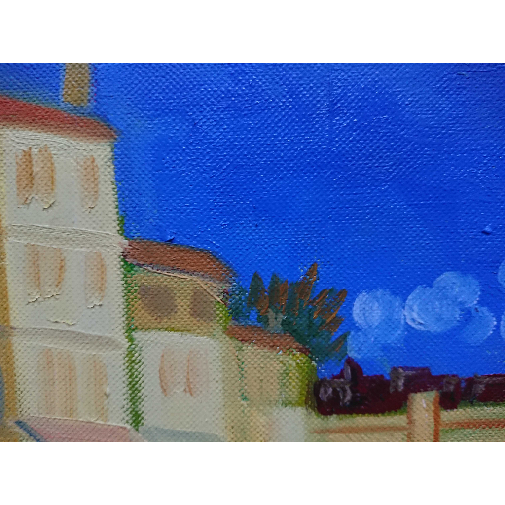 Tranh Sơn Dầu Vẽ Tay - Ký Ức Vàng 30x40cm