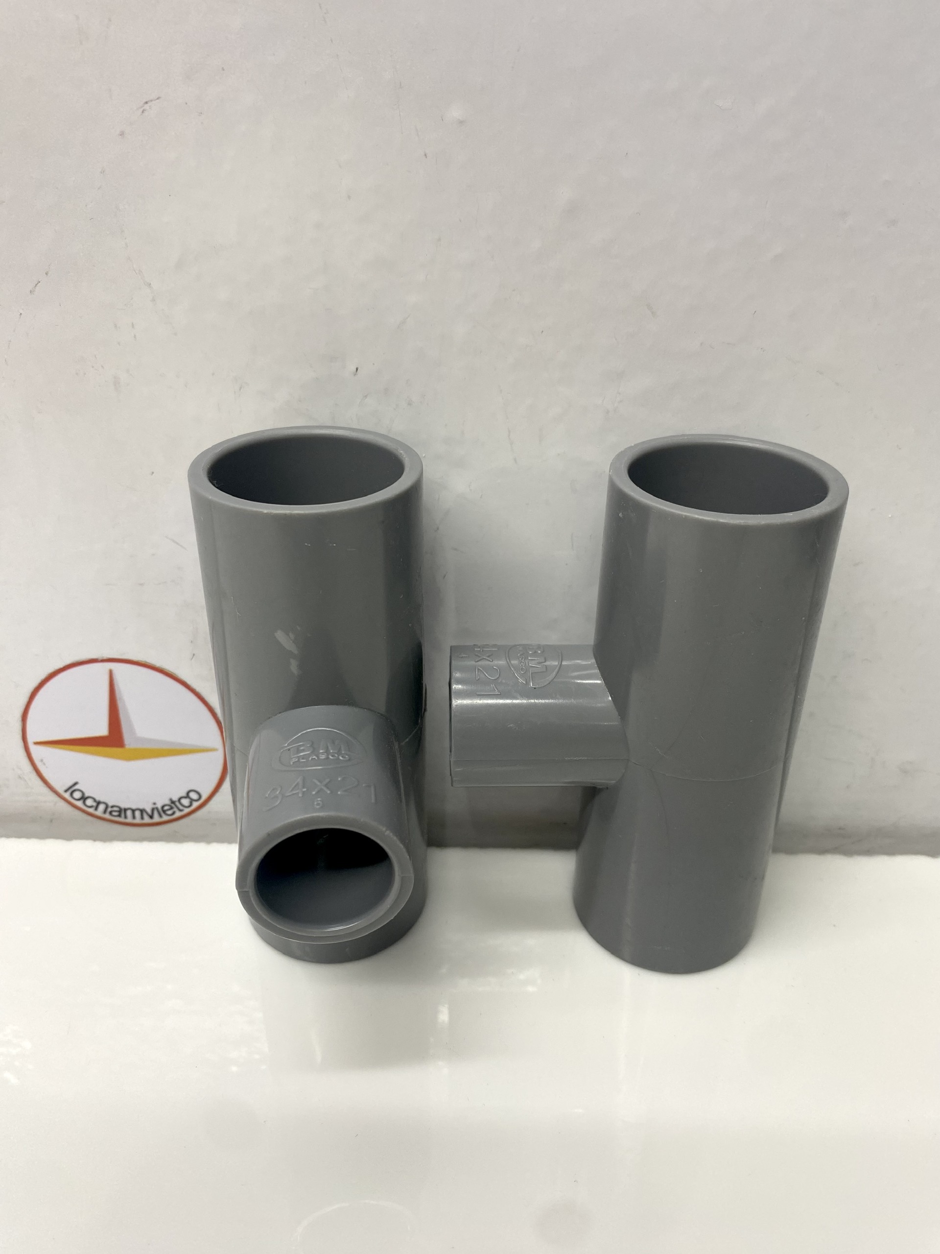 Tê giảm 34 x 21 nhựa PVC Bình Minh_T34x21