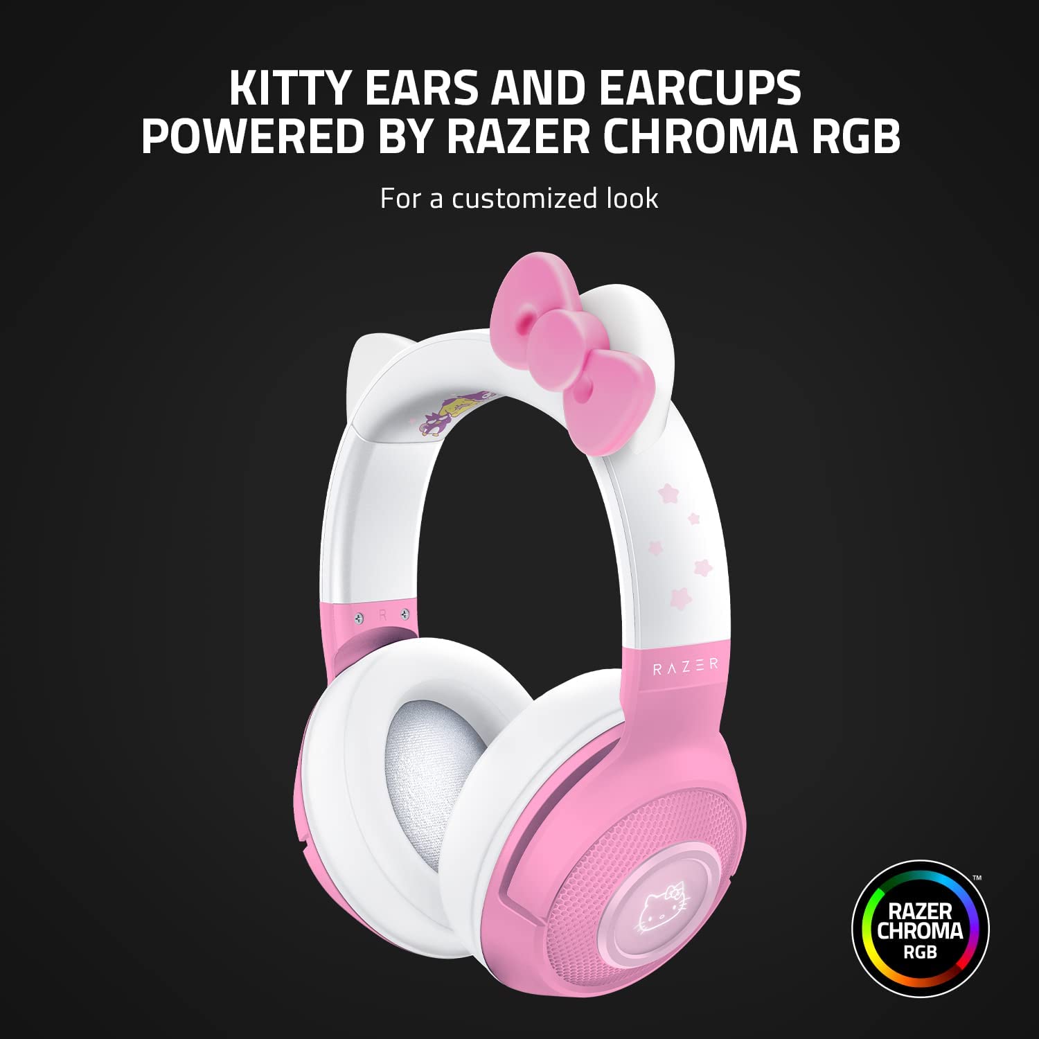 Tai nghe Razer Kraken BT Headset-Hello Kitty and Friends_Hàng chính hãng