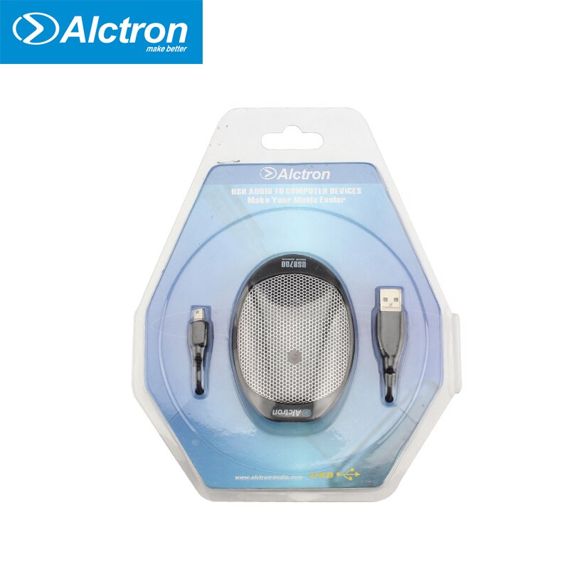 Micro Để Bàn Altctron USB700 Chuyên Dùng Thu Âm Cho Máy Tính PC, Laptop Phục Vụ Họp Trực Tuyến, Học Online Kèm Đèn LED USB - Hàng Chính Hãng