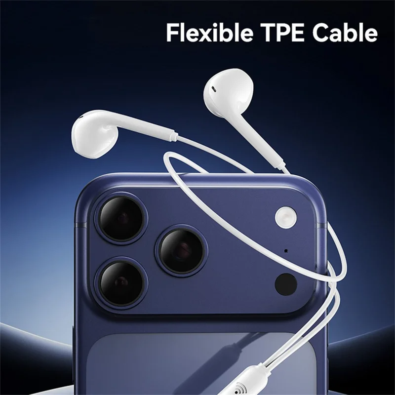 Tai Nghe Có Dây Type-C USAMS SJ771 EP-50 Chất âm Hi-Fi Dây Dài 1m2 (Hàng chính Hãng)