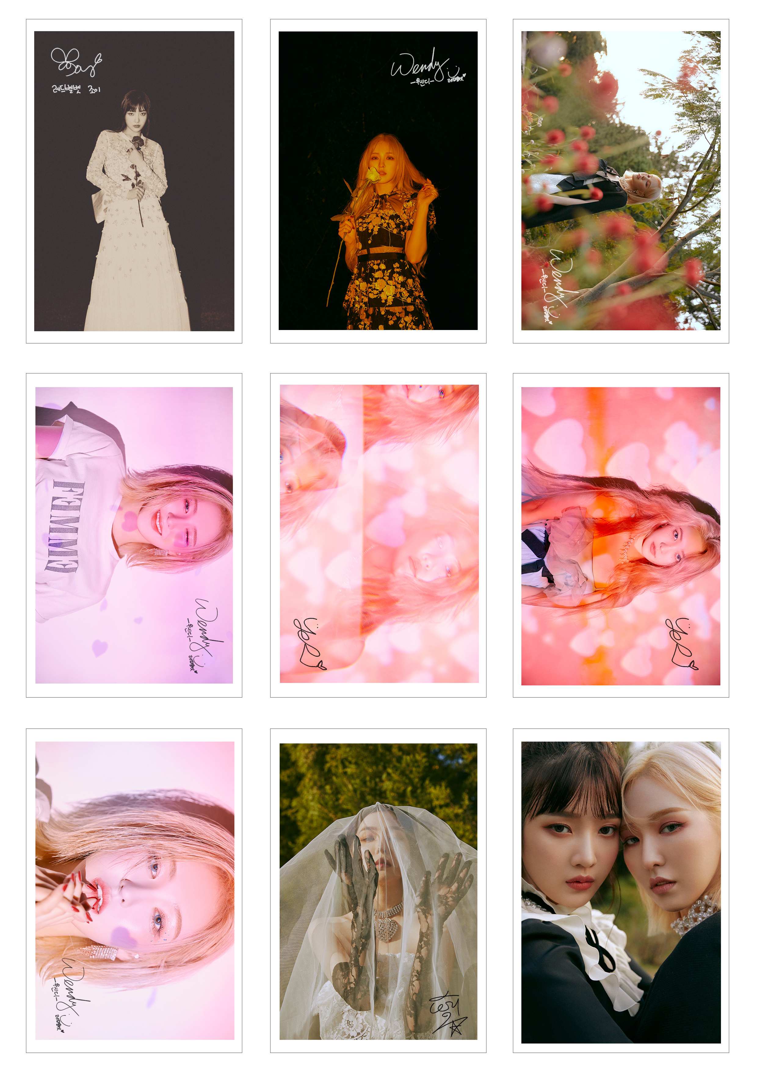 Lomo Card Ảnh RED VELVET - THE REVE FINALE - Psycho ( 54 ảnh