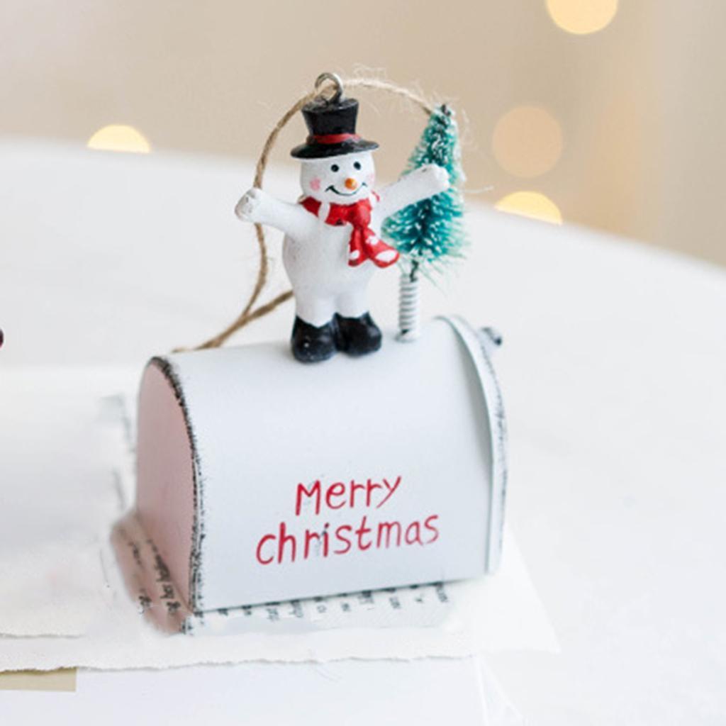 Christmas Mailbox Pendants Christmas Tree Decorations Home Decor Gifts