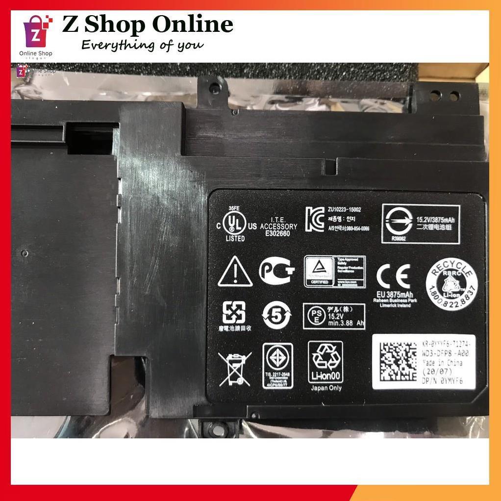 Pin (62Wh) Dùng Cho Dell Alienware 13 R2 N1WM4 Original (Battery)