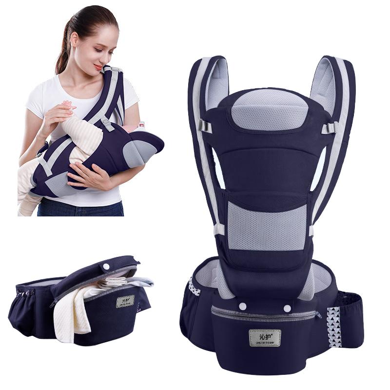 0-48M Công Thái Trước Mặt Đối Mặt Với Em Bé Trẻ Sơ Sinh Hipseat Carrier Mặt Trước Công Thái Kangaroo Quấn Bé Sling du Lịch