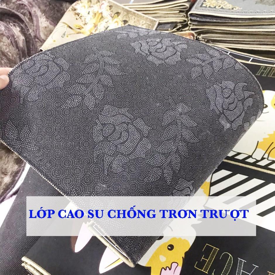 []THẢM LAU CHÂN 3D CHỐNG TRƠN TRƯỢT 40x60CM