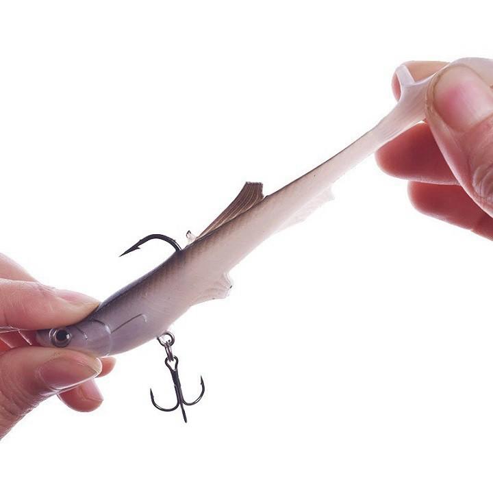 Mồi Câu Cá Giả nhựa mềm 14g lưỡi siêu bén