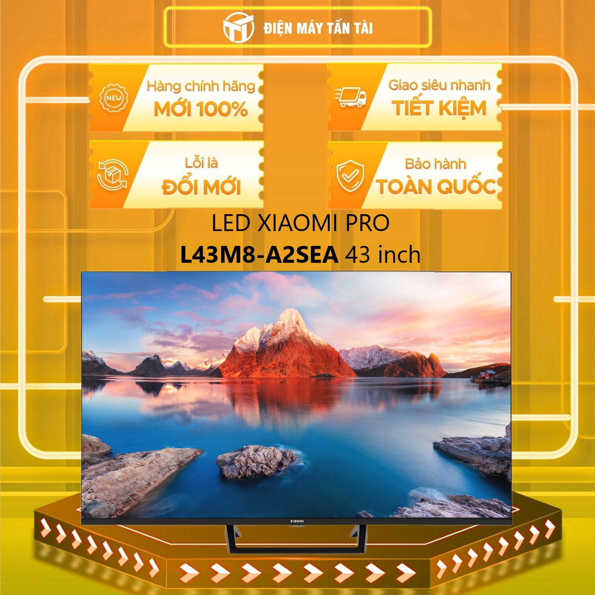 LED XIAOMI PRO L43M8-A2SEA 43inch - HÀNG CHÍNH HÃNG (CHỈ GIAO HCM)