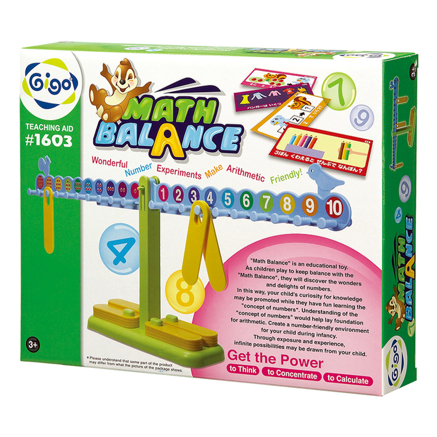 Cân Toán Học Math Balance Gigo Toys 1603 (Mẫu Ngẫu Nhiên)