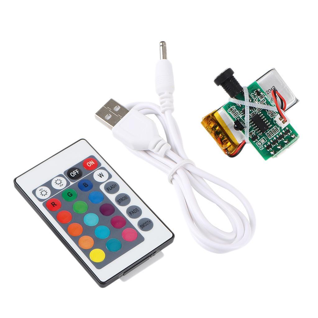 5Pcs 16 Colors USB Touch Printing Moon Light Lamp
