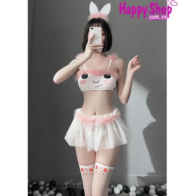 Cosplay mèo đáng yêu gợi cảm, đồ ngủ hóa trang miêu nữ sexy TK2501