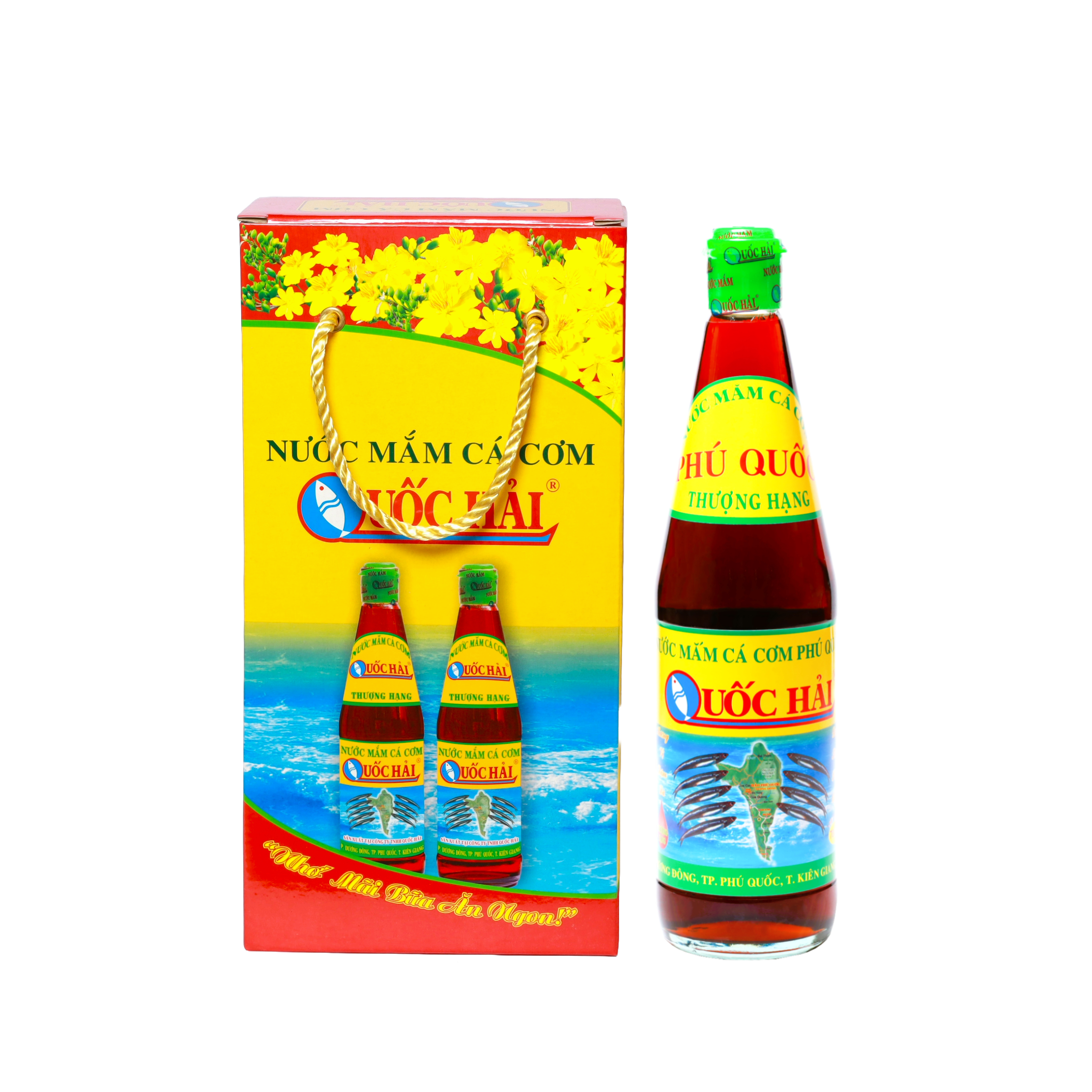 Nước Mắm Phú Quốc - Quốc Hải Thượng Hạng - Hộp 2 chai 700ml