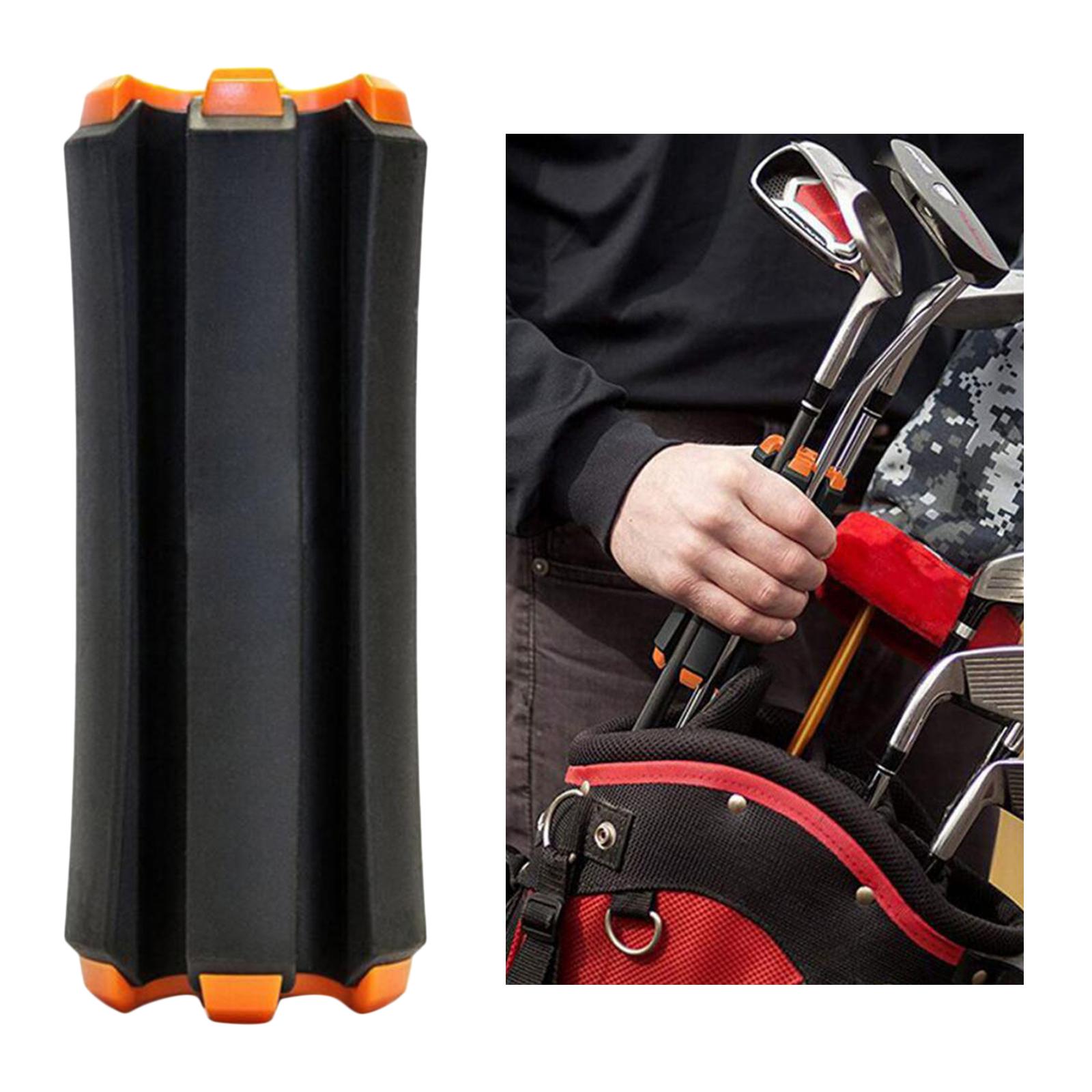 Hand-held Golf Club Carrier Shaft Holder Organizer Storage Rack for Holding 6 Golf Clubs