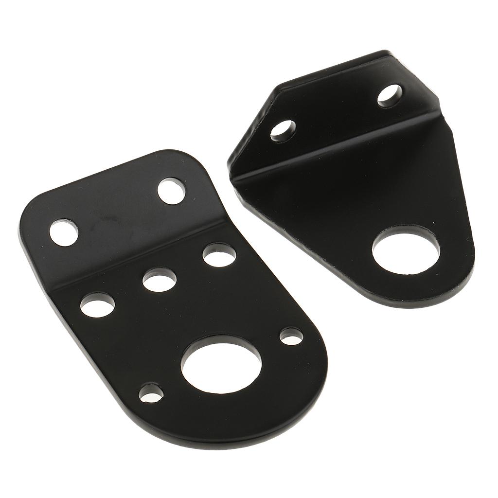 2 Sets Motorcycle Side License Plate with Bracket for Harley Tail Light Kits