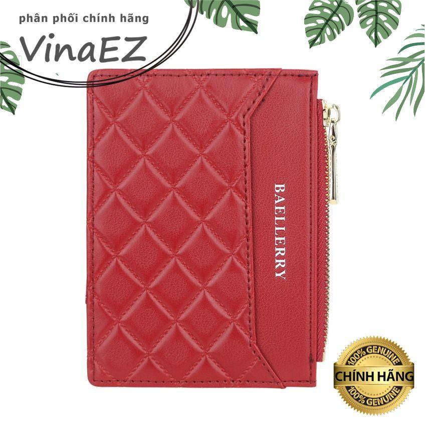 Bóp ví mini nữ hàng hiệu nhỏ xinh mỏng nhẹ chứa thẻ xe, thẻ ngân hàng - NR079