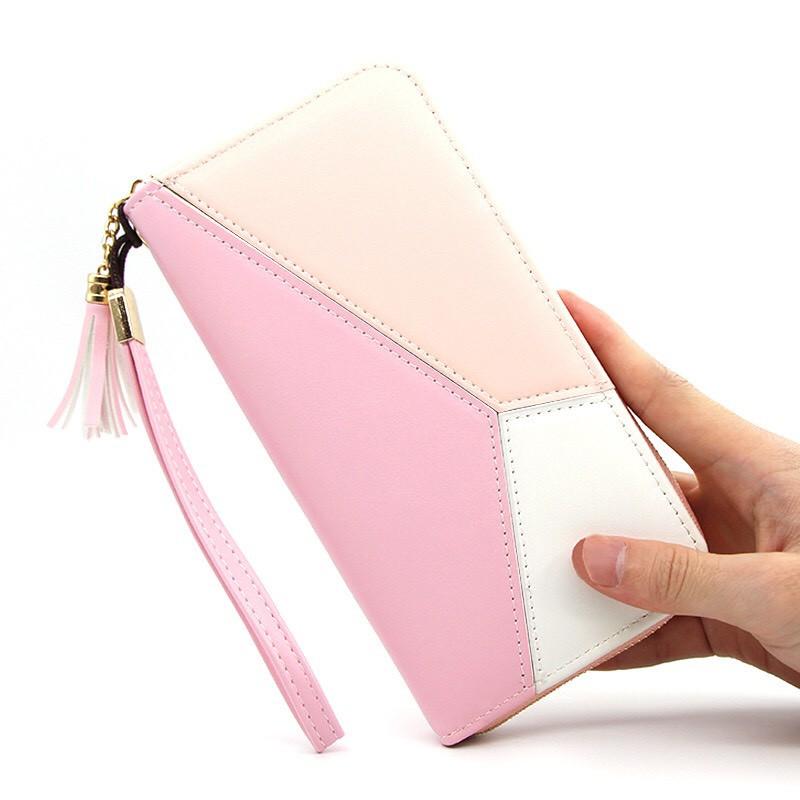 Ví da nữ đẹp mini Minoxi VN17 cầm tay nhỏ gọn giá rẻ
