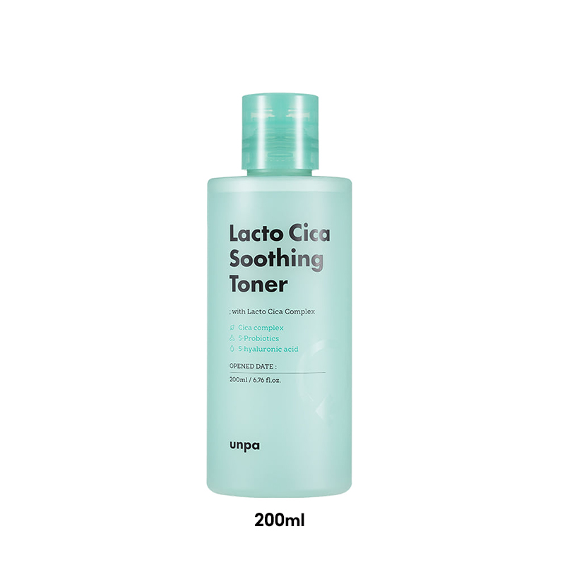 Nước Hoa Hồng Cải Thiện Da Mụn Và Làm Dịu Da Unpa Lacto Cica Soothing Toner Chính Hãng Hàn Quốc