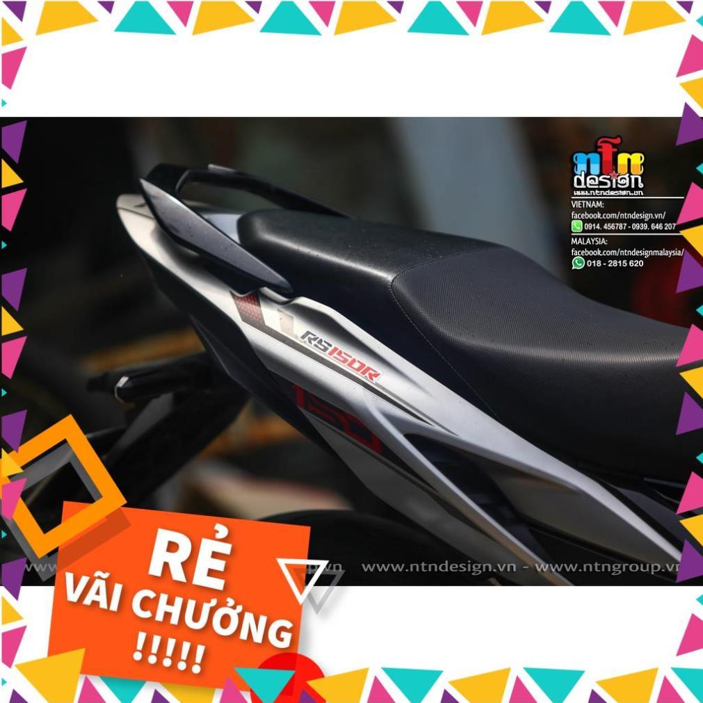 Tem Rời Winner X Mẫu Chữ RS 150R Đỏ Bạc Đen