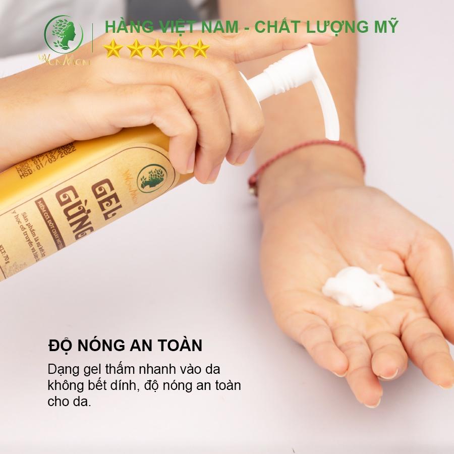 Bộ đánh tan mỡ bụng lâu năm Wonmom ( 1 Gel gừng giảm eo + 1 Gen nịt bụng )