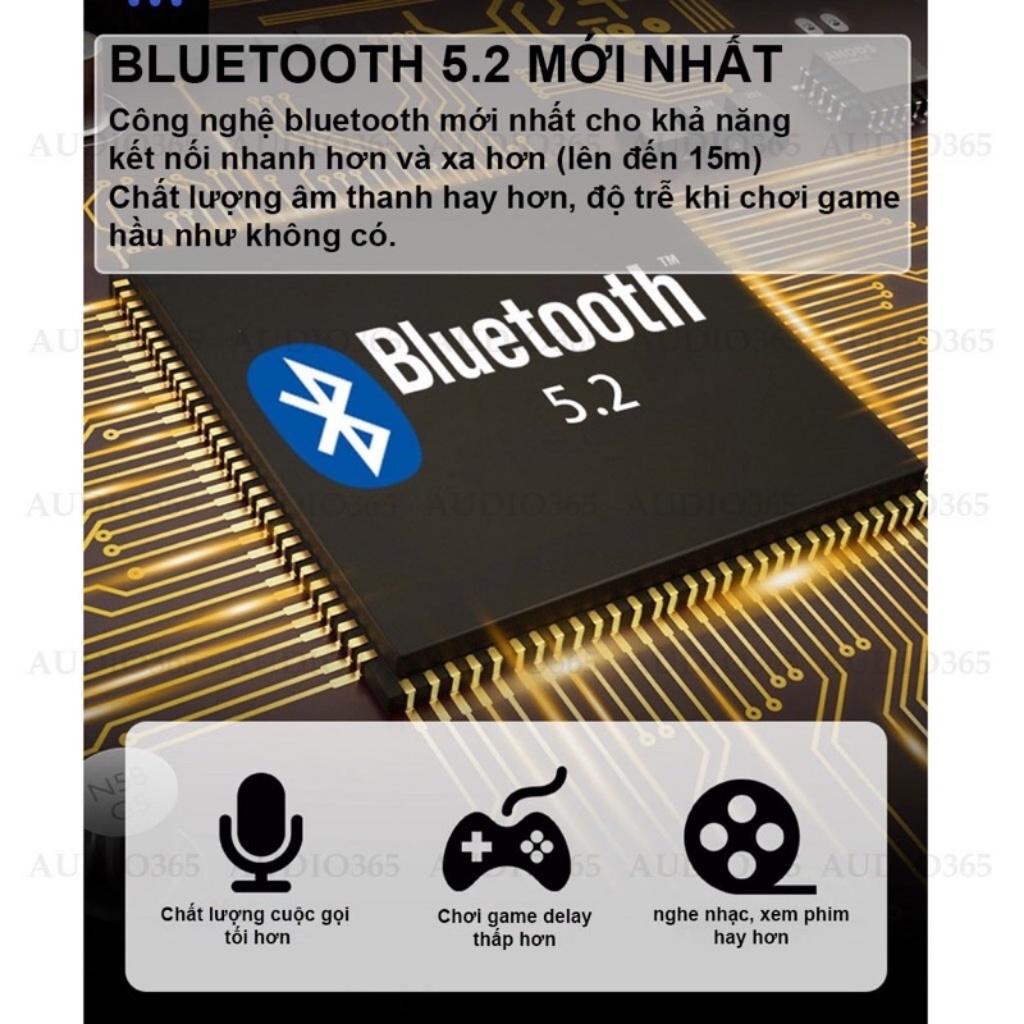 Tai nghe bluetooth Minpro S10 Pro, tai nghe không dây cảm ứng, có mic, nghe nhạc