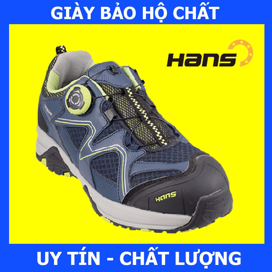 Giày Bảo Hộ Hans HS-77 Davinch4 Cách Điện, Siêu Nhẹ, Đế PU Chống Đâm Xuyên, Chống Va Đập