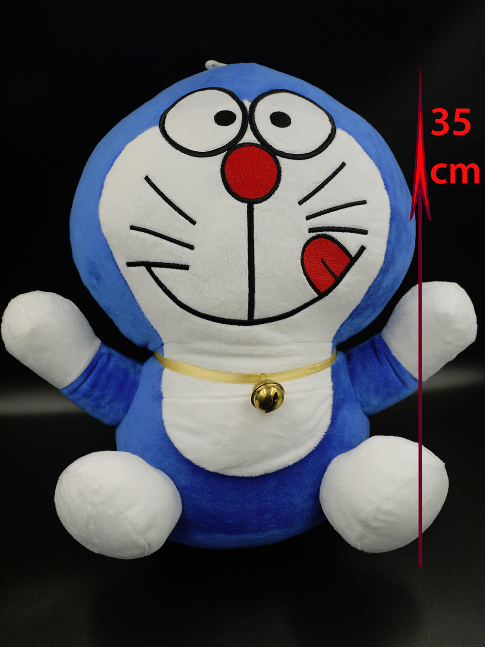 Gấu Bông/ Thú Nhồi Bông Doraemon 35 Cm (Tặng kèm móc khóa da bò thật màu ngẫu nhiên) BA00151