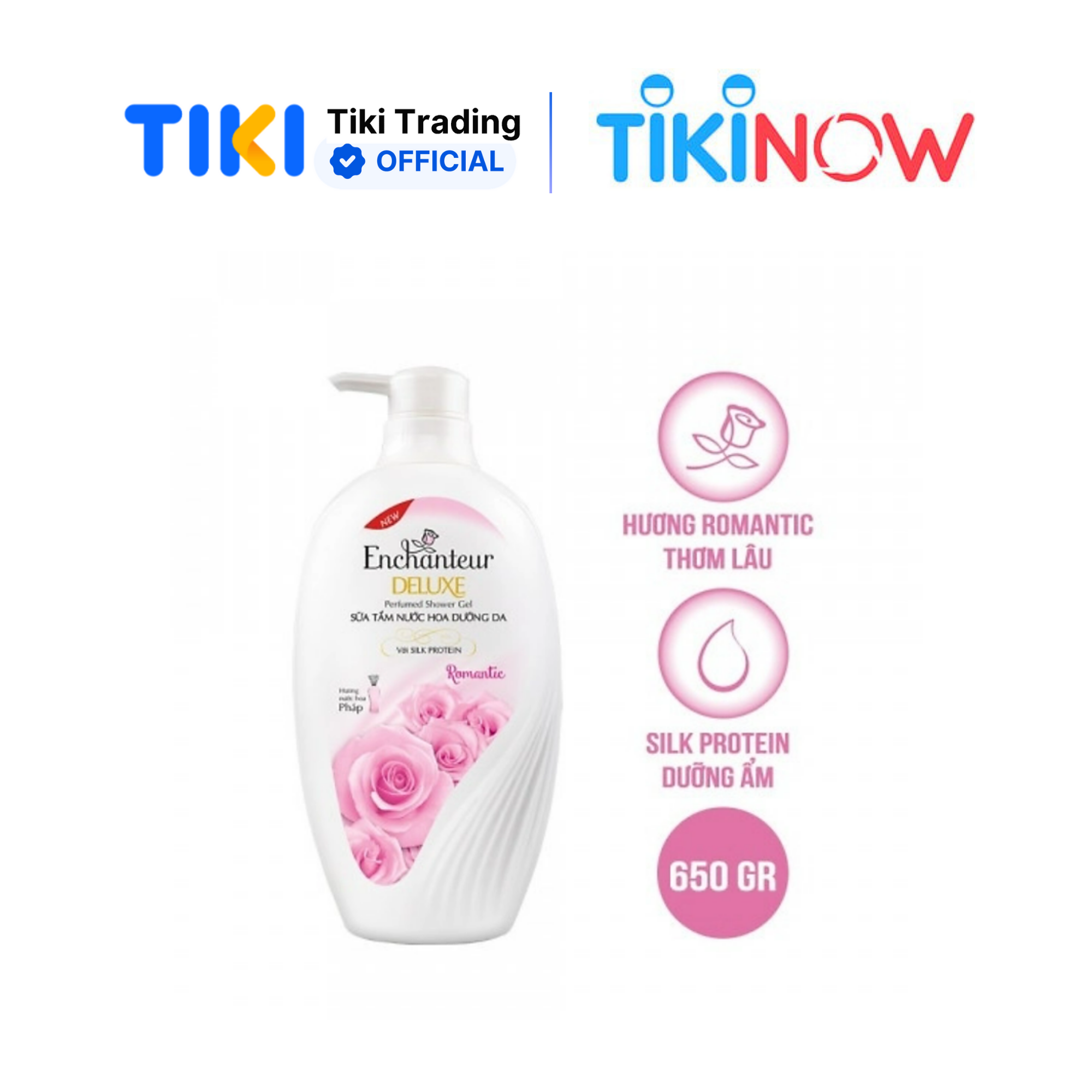 Sữa Tắm Nước Hoa Enchanteur Romantic 650g
