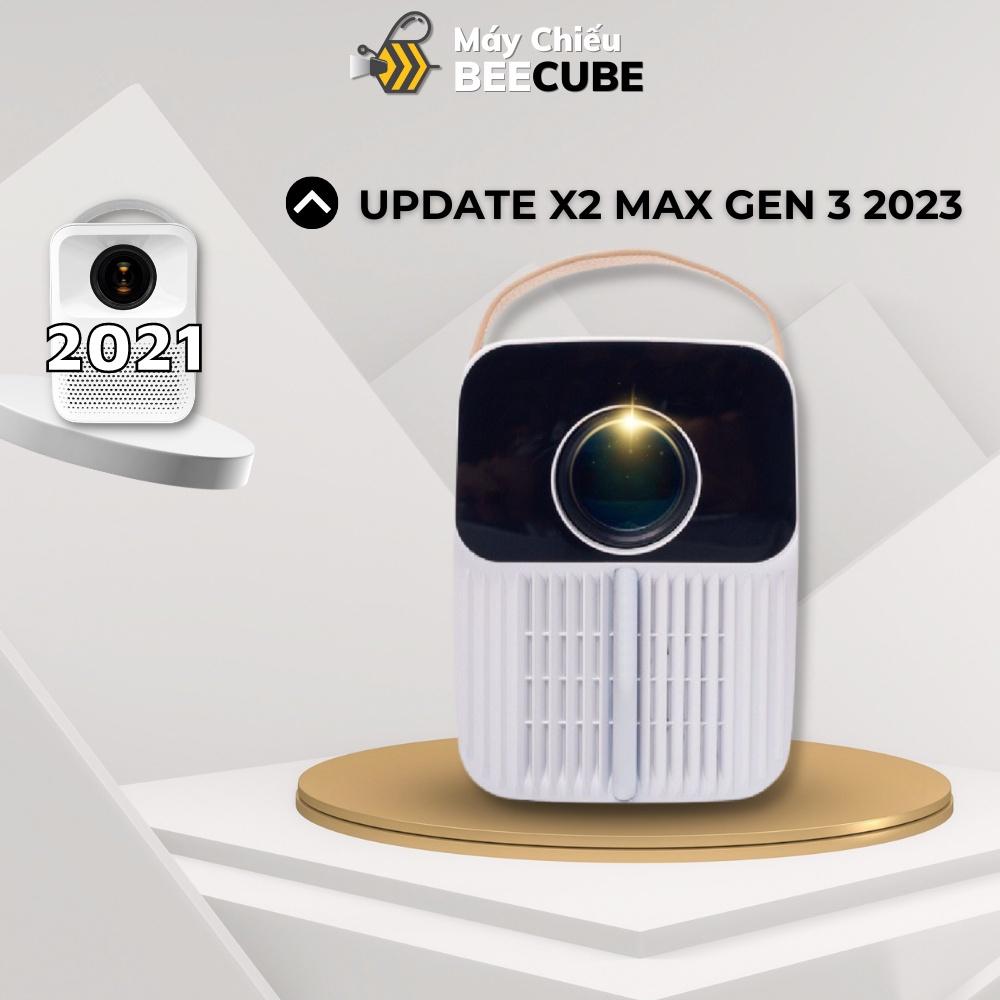 Máy Chiếu Mini BeeCube X2 Max Gen 3 - Độ phân giải Full HD 1080P - Bảo Hành 12 Tháng - Máy chiếu 4k, SD cho điện thoại