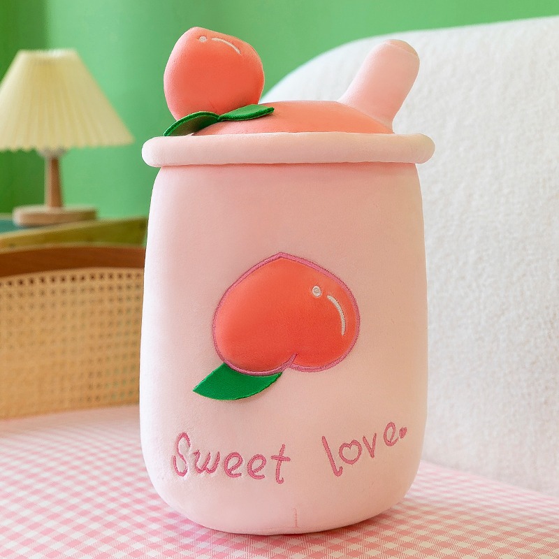 Thú Bông Trà Sữa Trái Cây Sweet Love Siêu Dễ Thương Hàng Cao Cấp (25cm---&gt;70cm) Gối Ôm Ly Trà Sữa Trái Cây Mềm Mịn Êm Ái Hot Trend