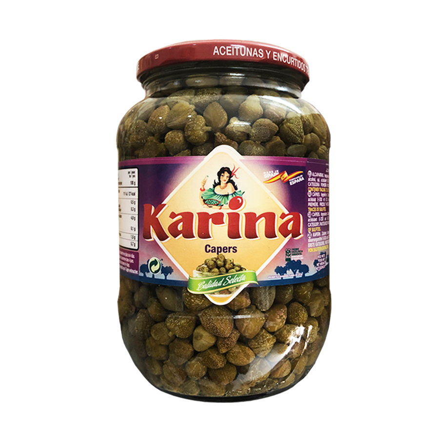 Nụ Bạch Hoa Karina – Capers Tây Ban Nha Lọ Thuỷ Tinh 845g