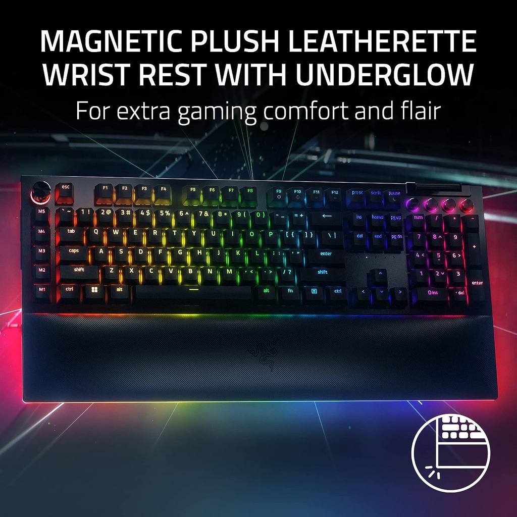 Bàn phím cơ Razer BlackWidow V4 Pro - Hàng chính hãng