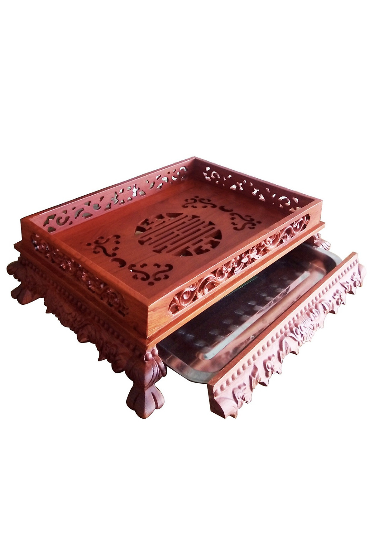 Khay Trà Gỗ Hương Đỏ TP992