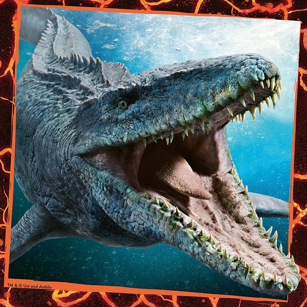 Xếp hình Jurassic World Instinct to Hunt 3x49pc Ravensburger