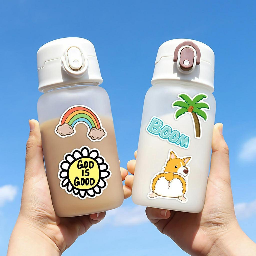 Bộ 50 Sticker Dưa hấu siêu đáng yêu trang trí sổ tay,mũ bảo hiểm
