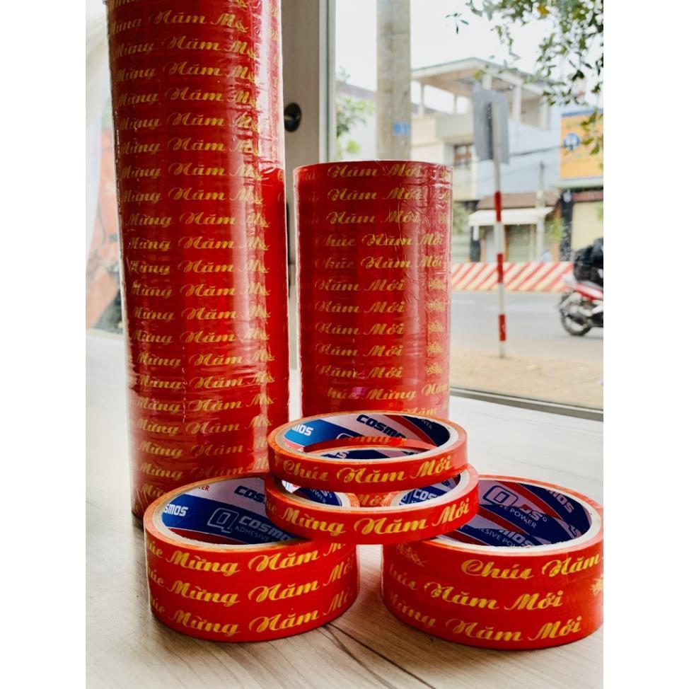 Băng keo in Chúc Mừng Năm Mới màu đỏ