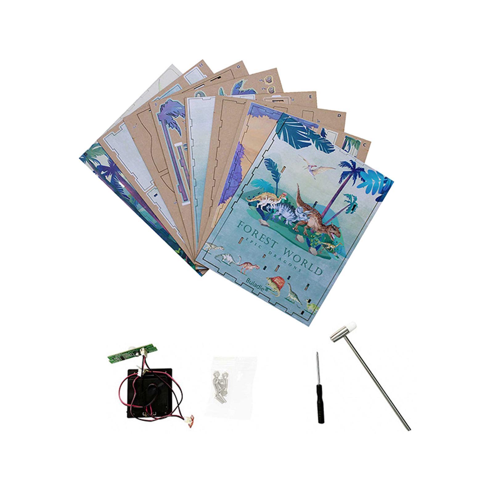 DIY Wooden Miniature Dollhouse Kits Fashion Perfect Gift Creative Book Stand