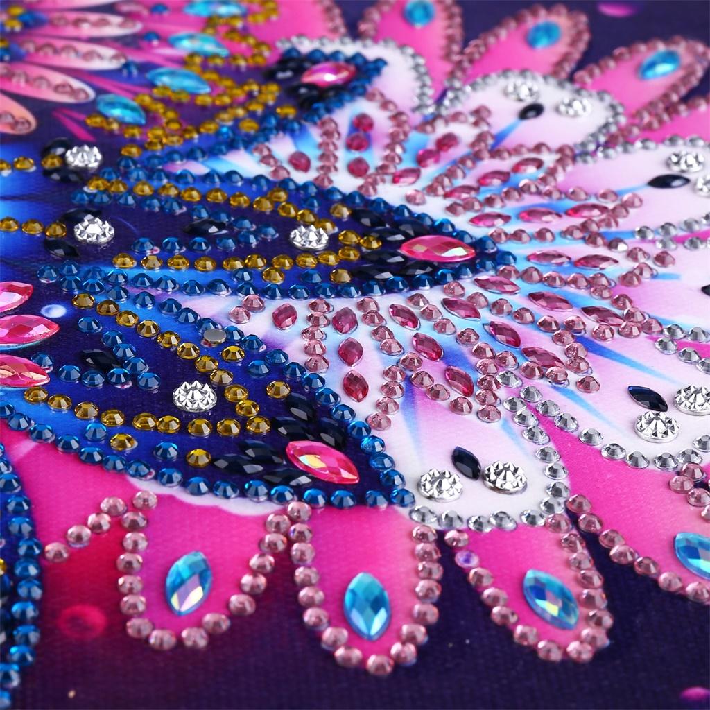 Special Shaped Diamond Painting Partial Drill Cross Stitch Crafts Flower 1