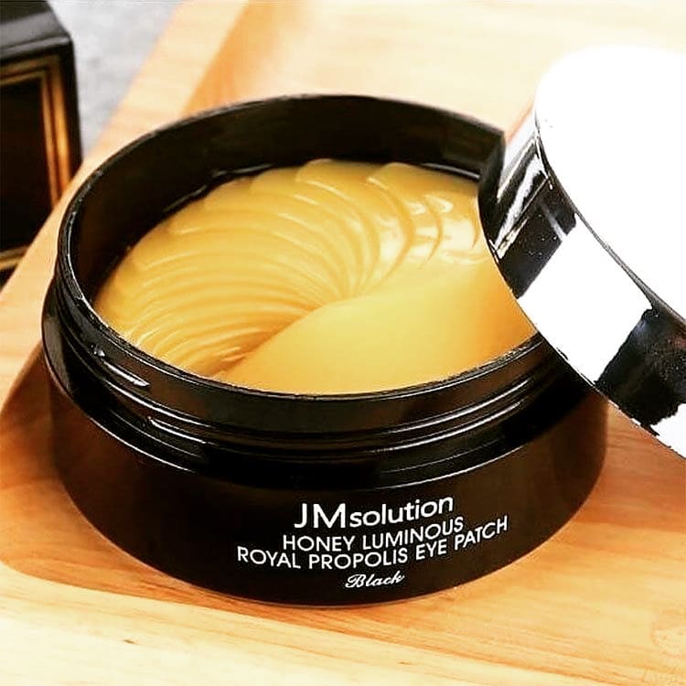 [ Dưỡng mắt ] Đắp mắt chống lão hóa làm mờ nếp nhăn mắt JMsolution Honey Luminous Royal Propolis Eye Patch 90g