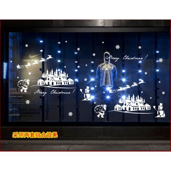 Decal trang trí tường Noel - Thị Trấn Tuyết