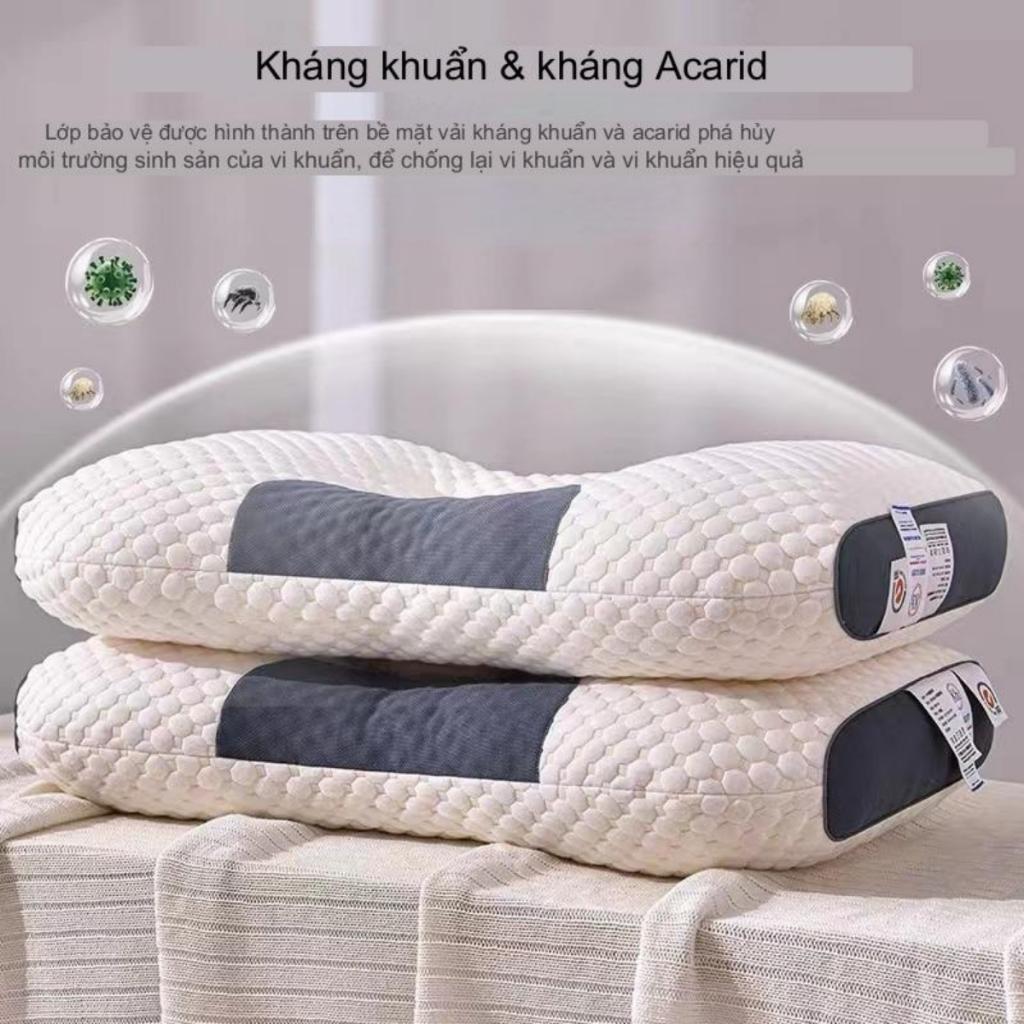 Gối ngủ chống mỏi cổ gối nằm ngủ massague cổ tạo giâc ngủ sâu