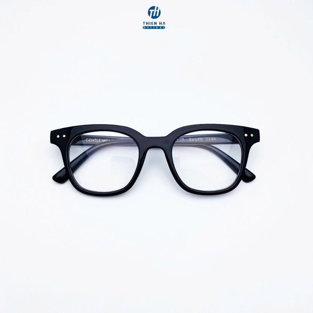 Gọng kính vuông thời trang nam nữ THIÊN HÀ OPTICAL unisex nhựa nhẹ,dáng vuông, gọng to nhiều màu GMT01