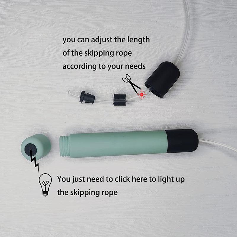 Phát Sáng Dây Nhảy Dây Nhảy Đèn LED Dây Có Thể Điều Chỉnh Nhảy Dây Phát Triển Thể Thao Trẻ Em Quan Tâm Thể Dục Tập Thể Dục