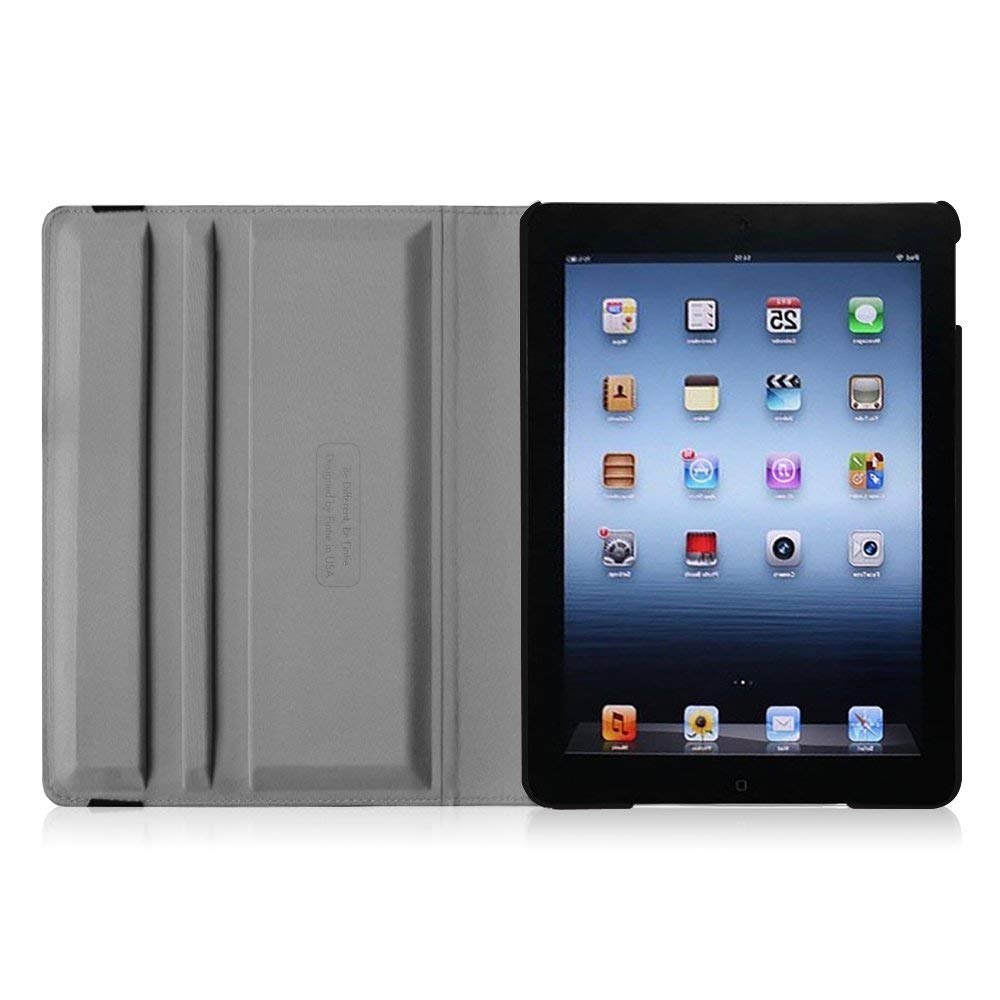 Bao da cho iPad Mini 1 / 2 / 3 xoay 360 độ chống bụi chấm thấm tiện lợi - Hàng nhập khẩu