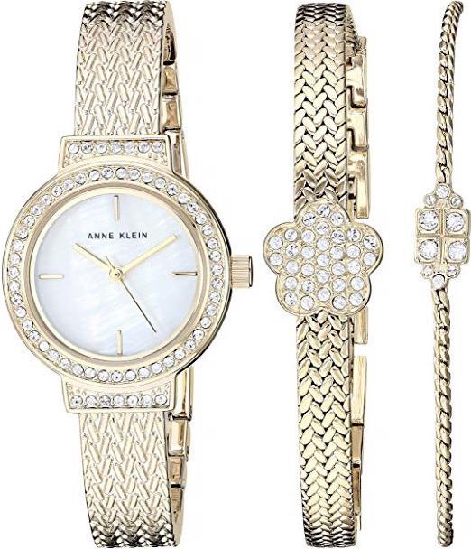 Bộ đồng hồ và vòng tay ANNE KLEIN 3432GBST