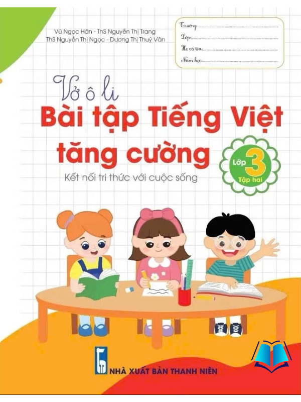 Sách - Vở ô li Bài Tập Tiếng Việt Tăng Cường Lớp 3 - Kết Nối