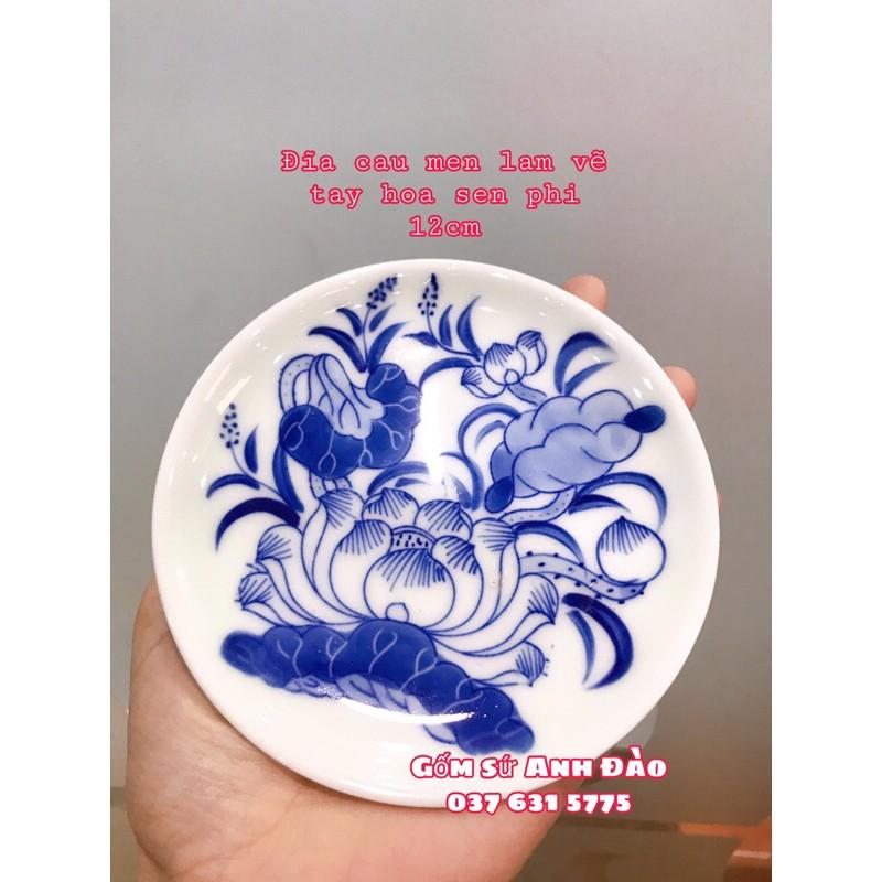 Đĩa đựng trầu cau, tiền vàng, xin đài âm dương Bát Tràng cao cấp loại 1 (nhiều mẫu)